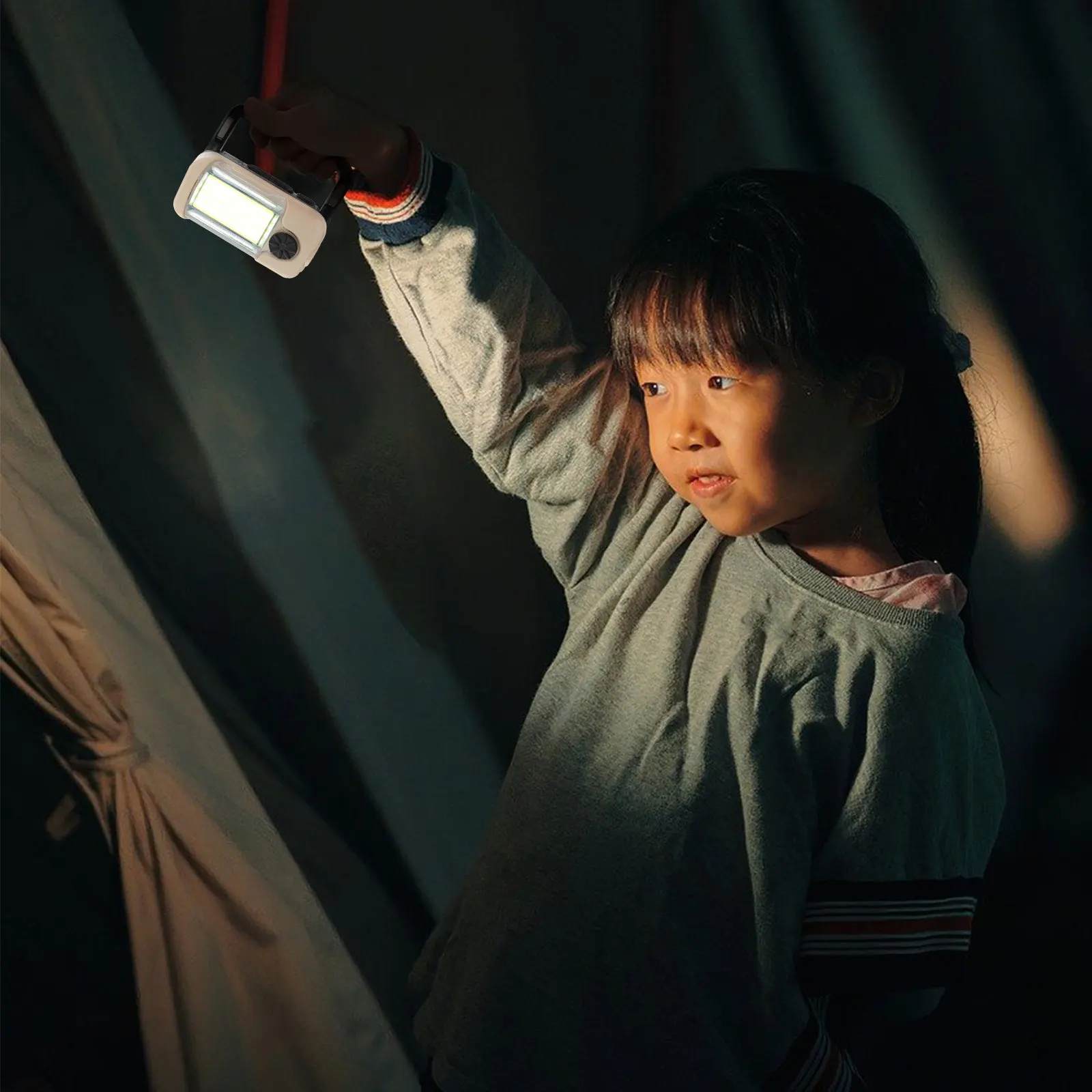 1-セット充電式ワークライト屋外-led-折りたたみキャンプランプポータブル磁気-usb-緊急懐中電灯ハンドヘルド