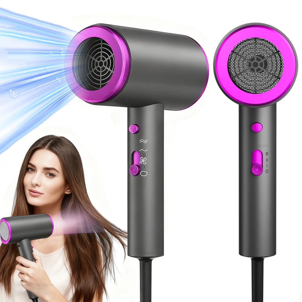 

Hair Dryer 220V Hair Dryer Machine 1600W Professional Hair Dryer Fast Drying Household Hairdryer with Hot and Cold Adjustment