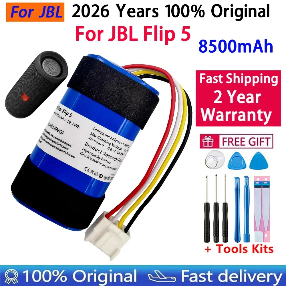 

Fast Shipping 100% 8500mAh Wireless Bluetooth Speaker Battery For JBL Flip 5 Flip5 Batteries Bateria High Quality