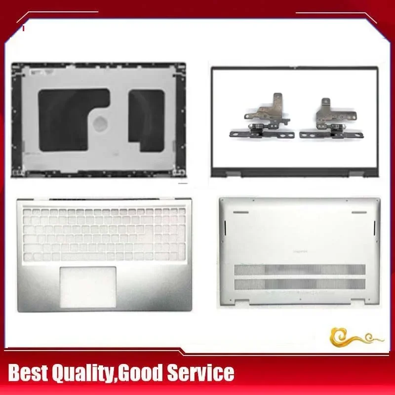 YUEBEI   New/org For Dell Inspiron 15Pro 5510 5515 LCD back cover 0CHFVW /Bezel / Hinge /Upper cover 06P0TG / Bottom case 06W5VK