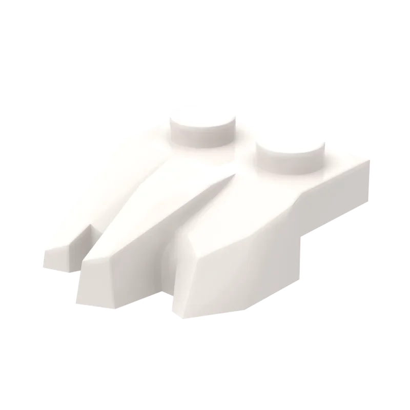 MOC 10PCS 27261 1x2 Blocchi di costruzione modificati con 3 artigli Dita di roccia Mattoni Particelle Puzzle Giocattoli Per bambini Compleanno Regali per bambini