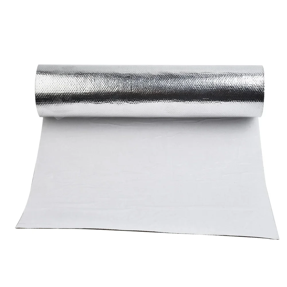 

Mat Car Heat Protection Film Accessory Heat Protection Part Heat Shield Hood Insulation Pads Silver Sound Deadener