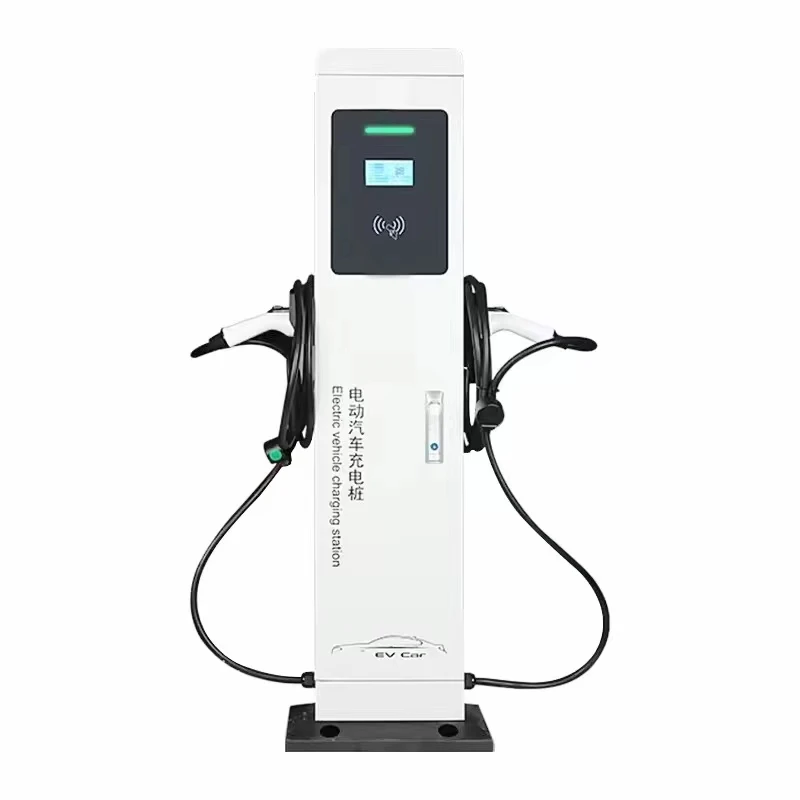 

Dual- 22kW 16A Fast Charging Station Floor-Standing EV Wallbox Power Supplies for Electric Vehicles