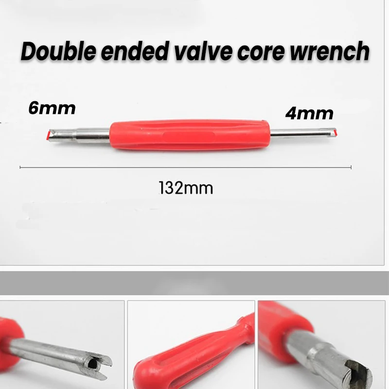 Special Maintenance Tool for Double Ended Valve Core Wrench Tire  Tyre Valve Core Wrench Spanner Repair Tool