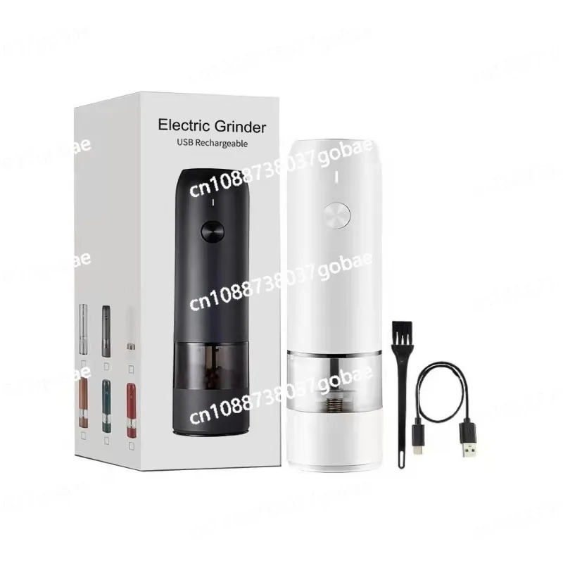 

Electric Spice Grinder Portable Electric Pepper Grinder Household USB Rechargeable Electric Pepper Grinder