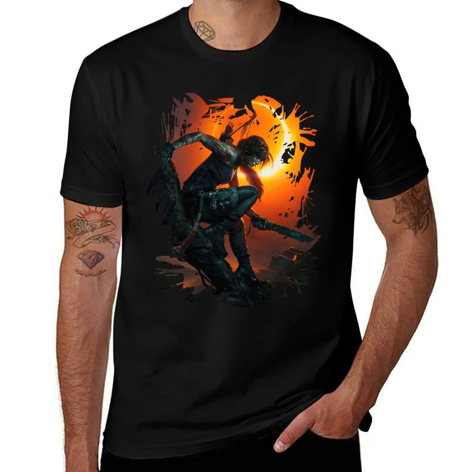 Lara Croft T-Shirt Holiday Outdoor T-Shirt