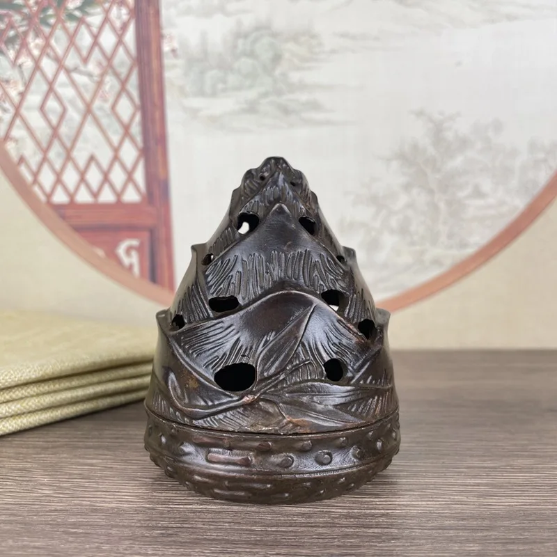 

Copper Bamboo Joint Incense Burner Home Decorative Crafts Decoration Bamboo Shoots Incense Burner