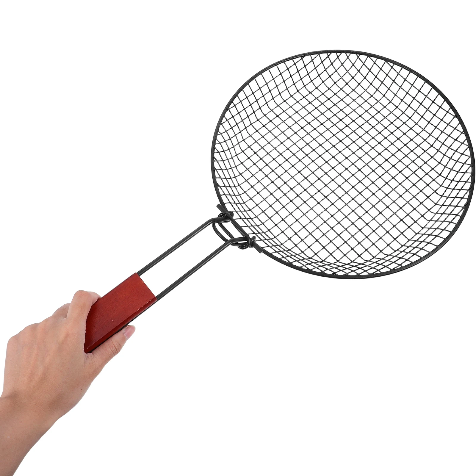 

2 Pcs Deep Fryer Basket Bbq Baskets for Grilling Veggies Stainless Steel Mesh Vegetable