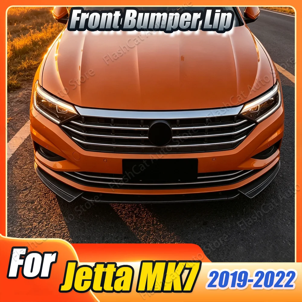

Rear Diffuser Body Kits For Volkswagen Jetta MK7 2019 2020 2021 2022 Car Front Bumper Canard Lip Trim Lower Splitter