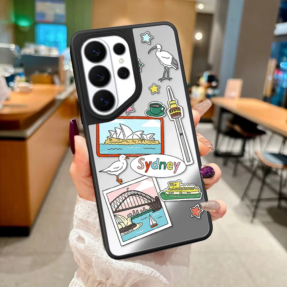 Melbourne Travel Mirror Surfac - Phone Cases Melbourne recension och pris