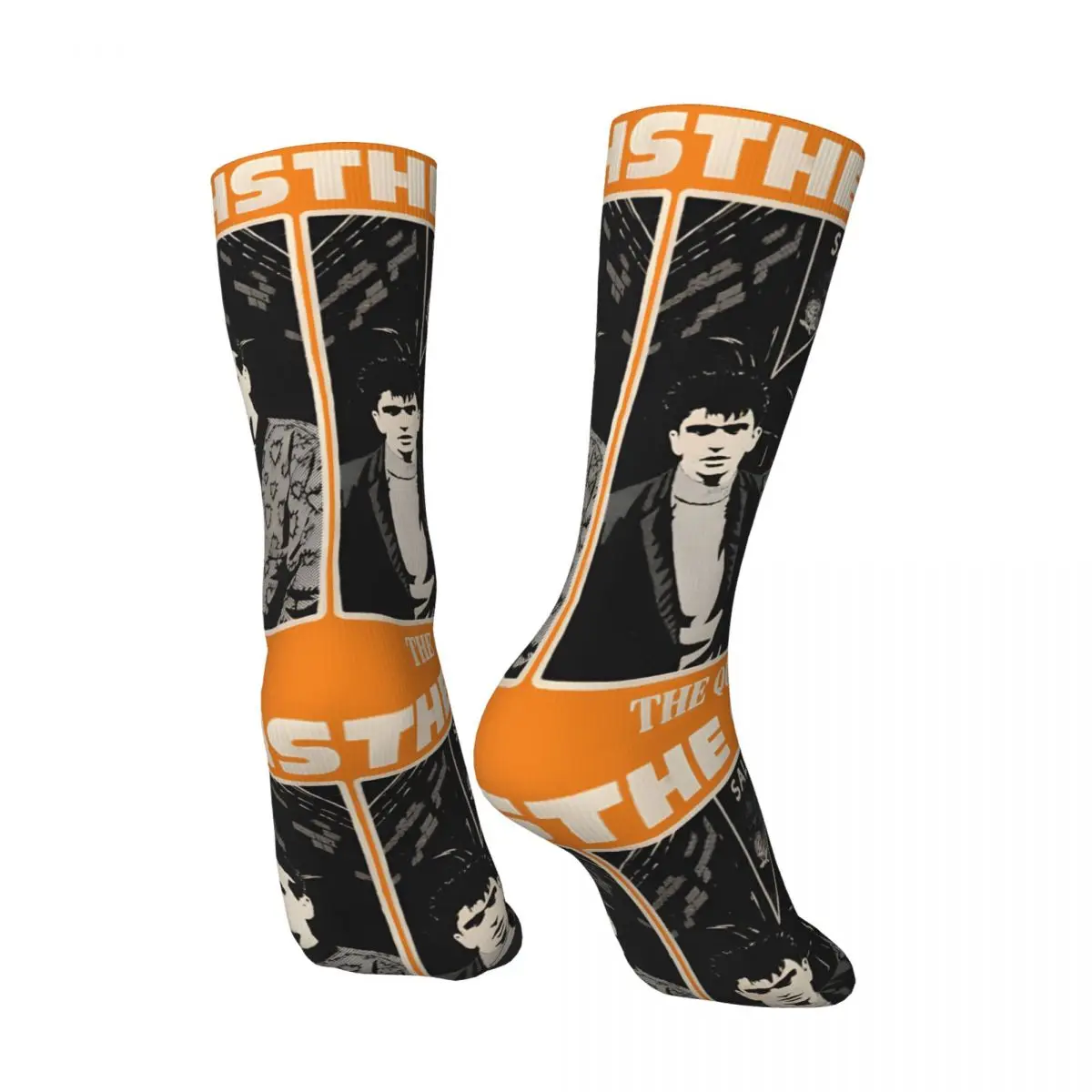 The Smiths Rock Music Men's Socks Vintage Harajuku The Smiths Street Style Novelty Seamless Crew Sock