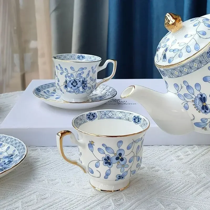 Japanese Blue and White Afternoon Tea Cup Saucers,Porcelain Coffeeware, Teaware, Bowl, Mugs, Dinner Plate, Dessert Tray, Kitchen