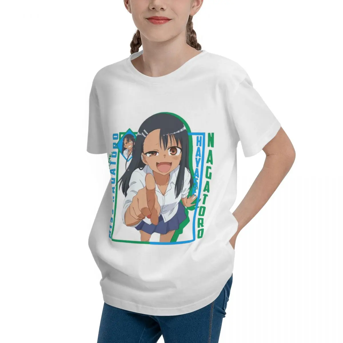 Don T Toy With Me Miss Nagatoro Hayase Teeanger Basic Short Sleeve T-Shirt Retro Top tee Funny Funny Joke High grade