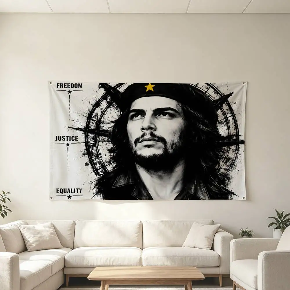 Che Guevara F-Freedom Flag Suitable For Party Club Outdoor Interior Wall Decoration Banner Fans Gift