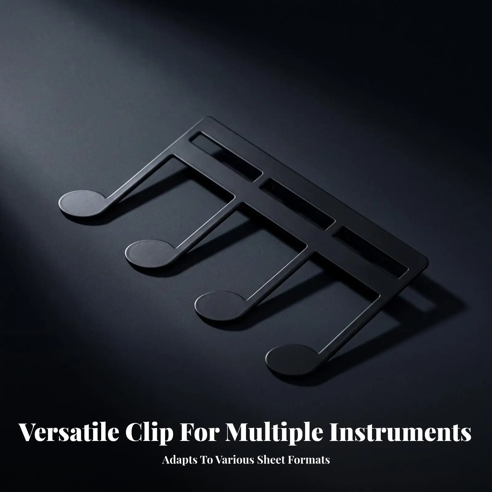 Music Score Folder Clip for Guitar Strings Bridge Holder and Sheet Music Stand Securing
