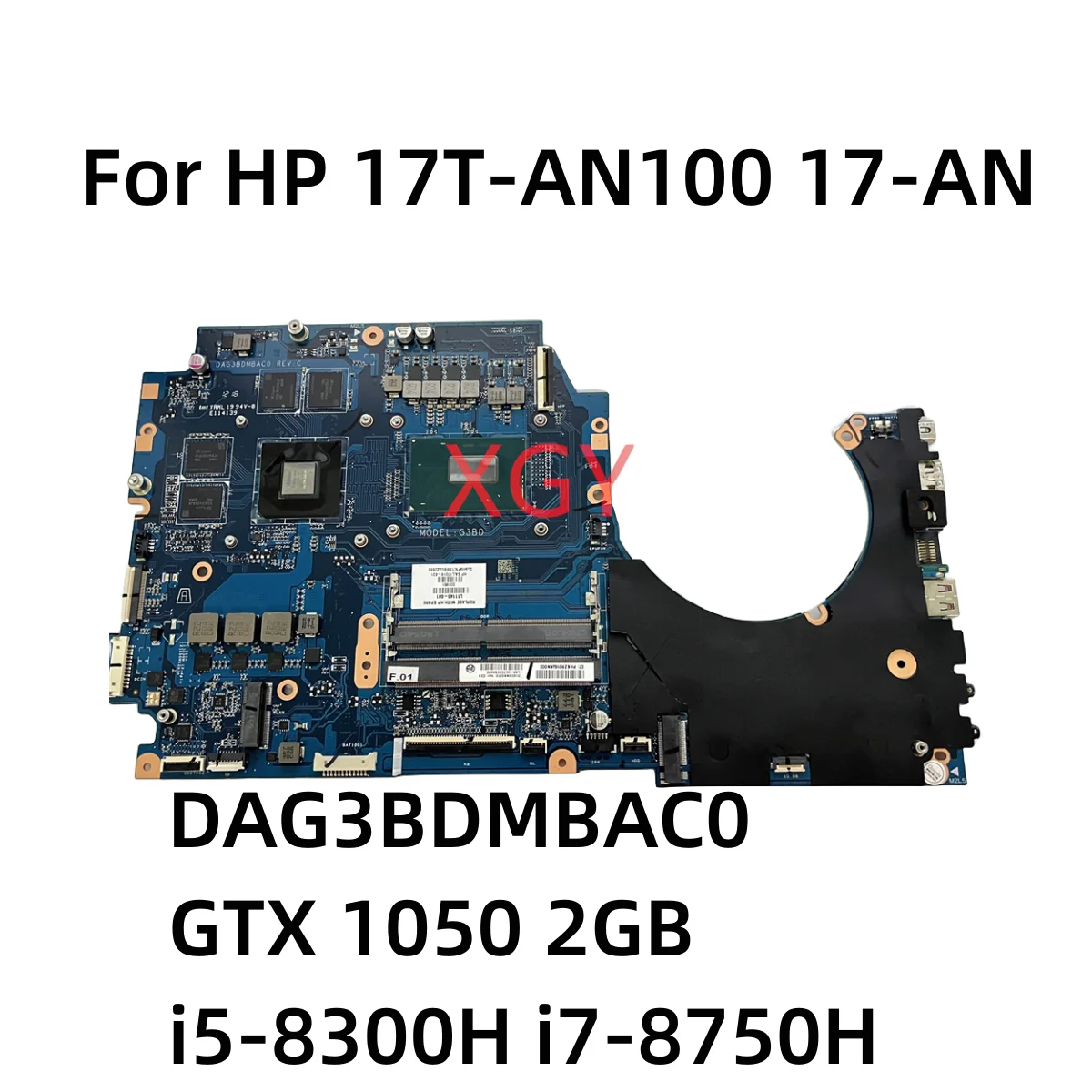 

Original For HP 17T-AN100 17-AN Laptop Motherboard L17018-601 L11143-001 DAG3BDMBAC0 GTX 1050 2GB i5-8300H i7-8750H 100%Test Ok