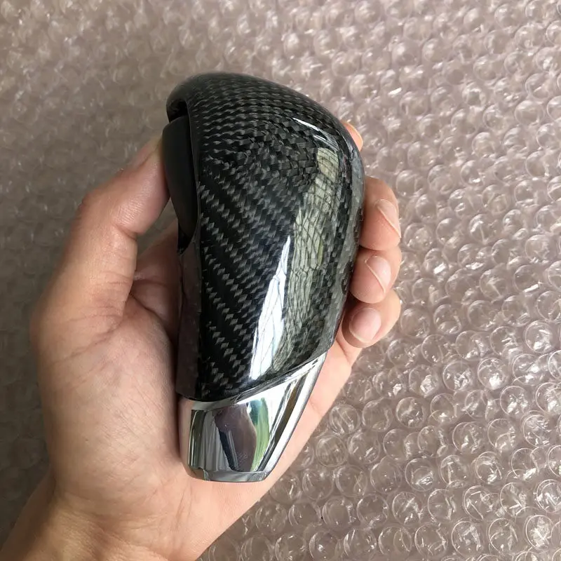 1pcs for Nissan 14-21 Qashqai X-Trail Murano Terra Carbon Fiber Modification Shift Lever Handball Head Gear Shift Handball