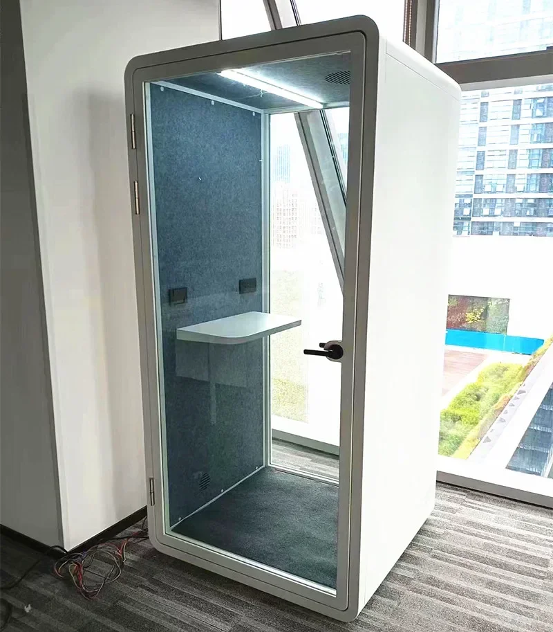 Removable Silent Cabin Work Office Phone Call Booth Meeting Office Pod Sound Proof Booth Phone BoothHot Sales