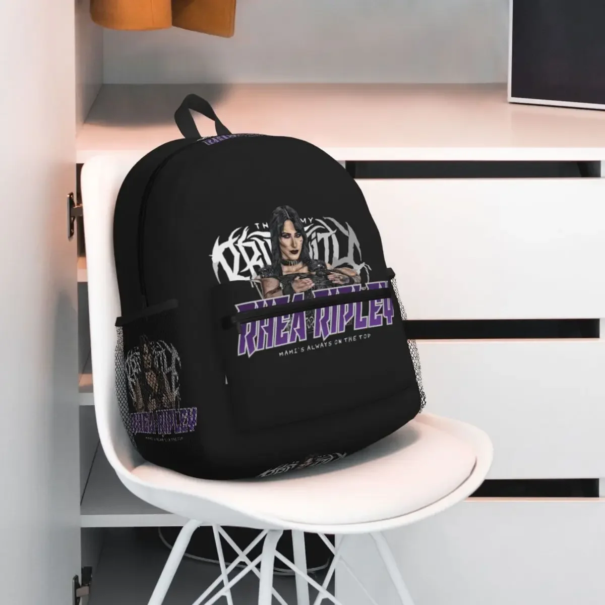 

Rhea Ripley Mami's On Top Student Backpack School Bag Hiking Travel Daypack for Men Women Fashion Bookbag Shoulder Bags