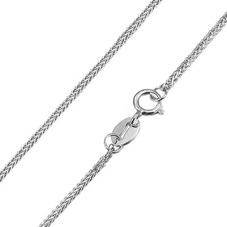 45-60cm 3mm 925 Sterling Silber Goldkette Halskette Damen Italienischer Schmuck