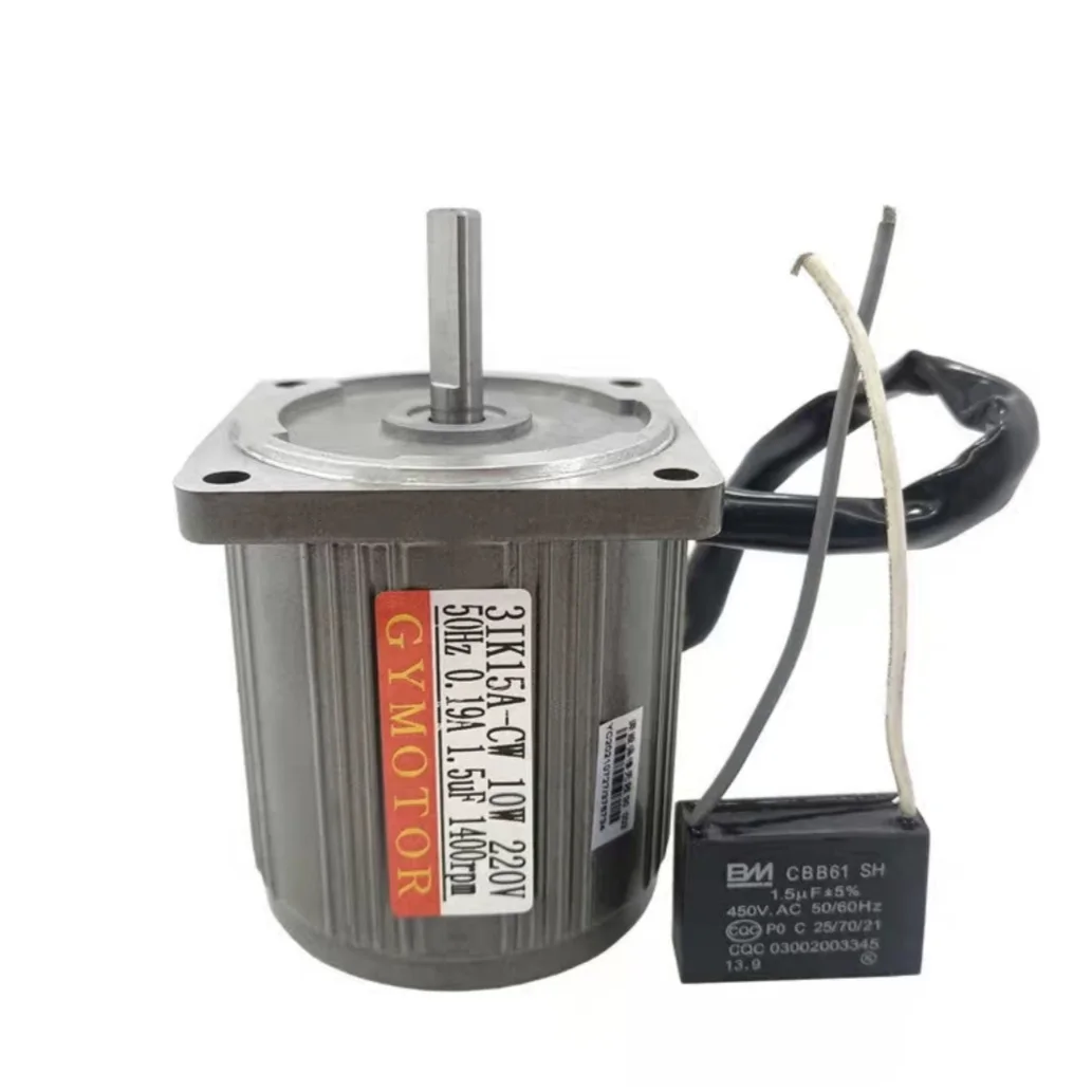 10W AC 110V 220V 380V 1400rpm Single/Three-Phase Flange Mount Fixed/Variable Speed High Speed Constant/Adjustable AC Motor
