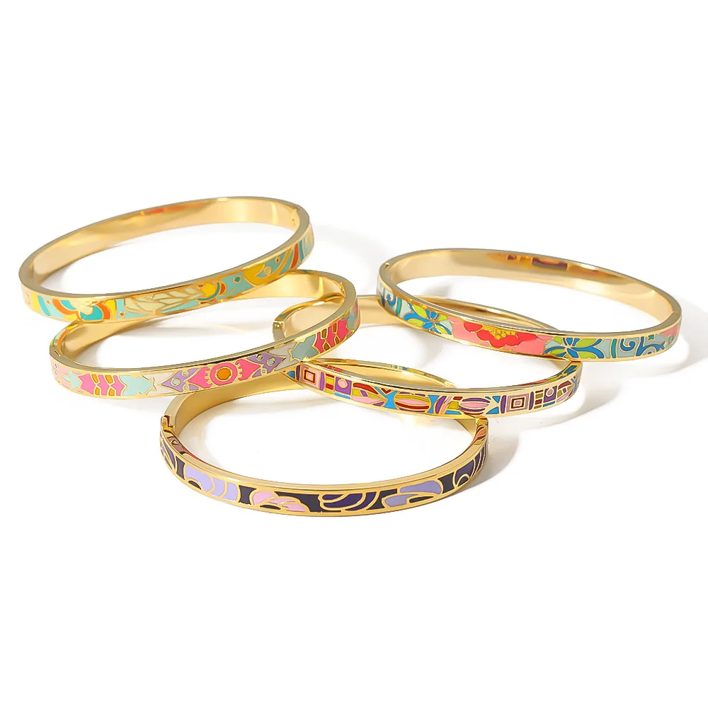 New styles stainless steel enamel bracelet&bangles