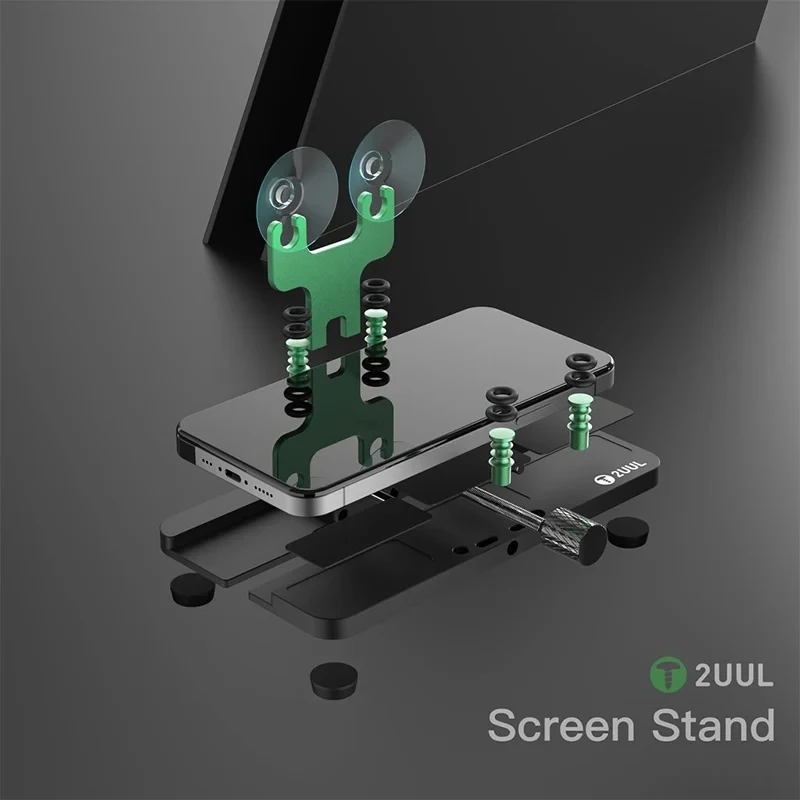 2UUL BH05 BH06 Multi-function Rotatable Screen Fixture for IP X-15ProMax Universal Back Cover Opening Repair Clamping Tool