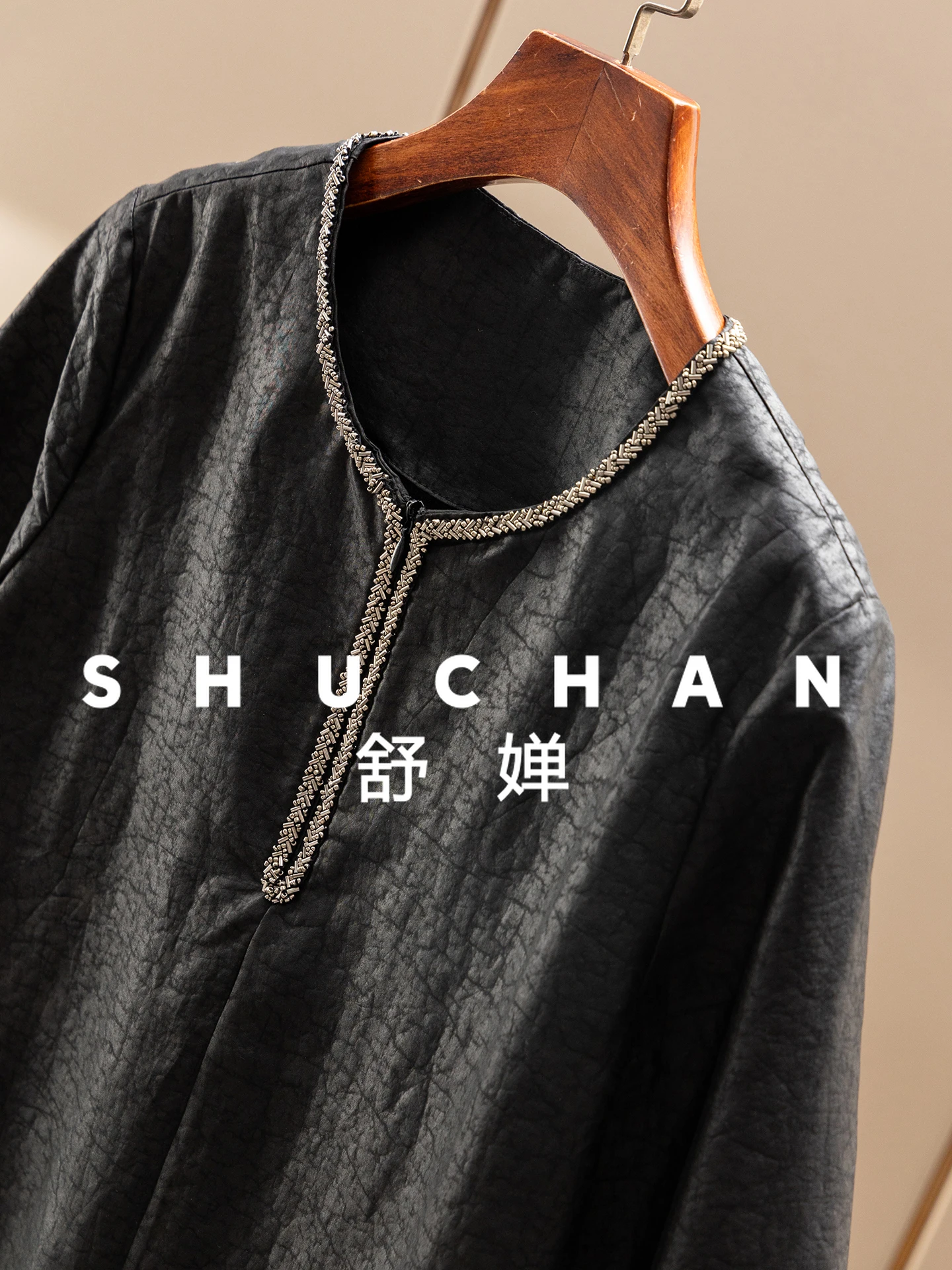 高質感ビーズ 100 シルク タートル クラック フレグラント クラウド ヤーン アーク ペンデュラム シャツ レディース 55I3 ブラウサ フェミニナ