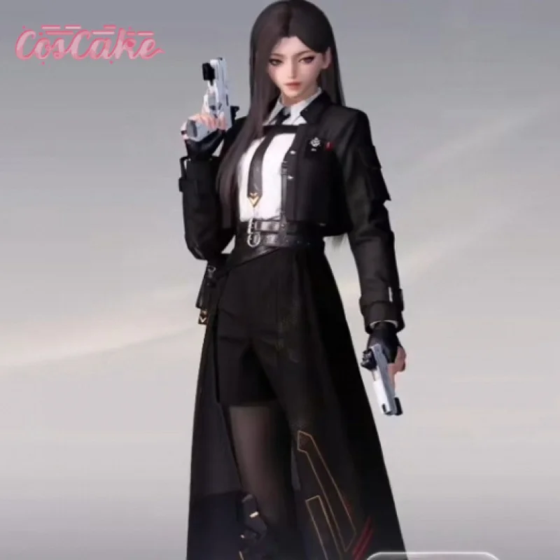 

Love and Deepspace Heroines Cosplay Costume Breaking Night Shadow Combat Suit Uniform Halloween Party for Women Men Carnival