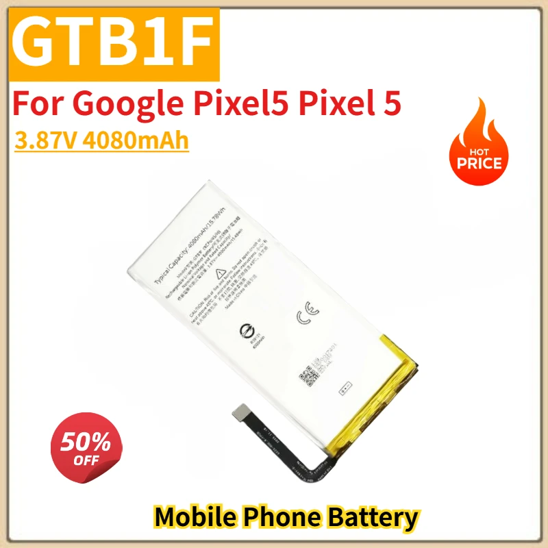 

High Quality GTB1F Phone Battery 3.87V 4080mAh For Google Pixel5 Pixel 5 Brand New Replacement Battery