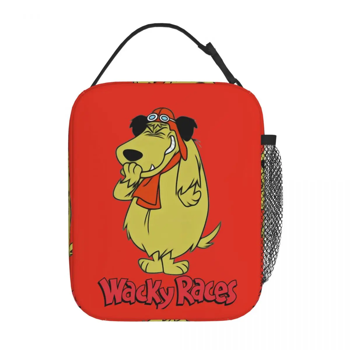 

Negative Gift Muttley Insulated Lunch Bags Cooler Bag Reusable Meal Container Wacky Races Leakproof Tote Lunch Box Outdoor