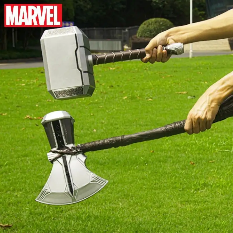 New Marvel Anime Figure Hatchet Hammer Axe Captain America Shield Cosplay Thor Hammer Weapons Model Festival Xmas Gift Toys