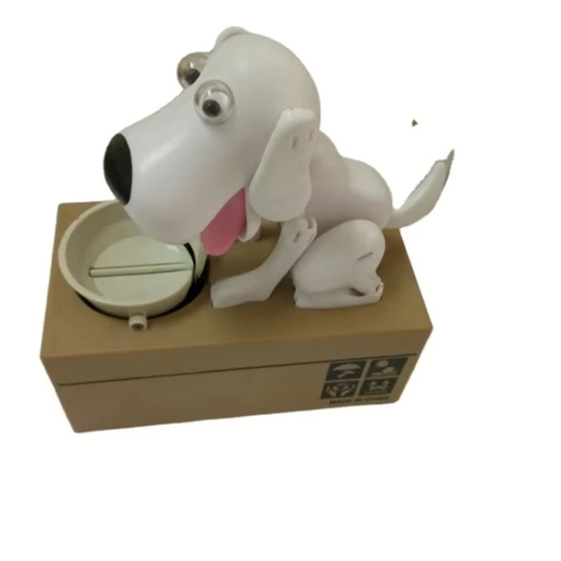 Cute shape electric cash box children's toys coin dog piggy bank