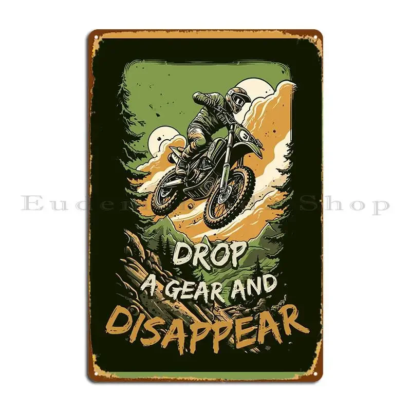 Dirt Bike Rider Quotes Metal Sign Wall Decor Pub Wall Decor Cinema Customized Tin Sign Poster