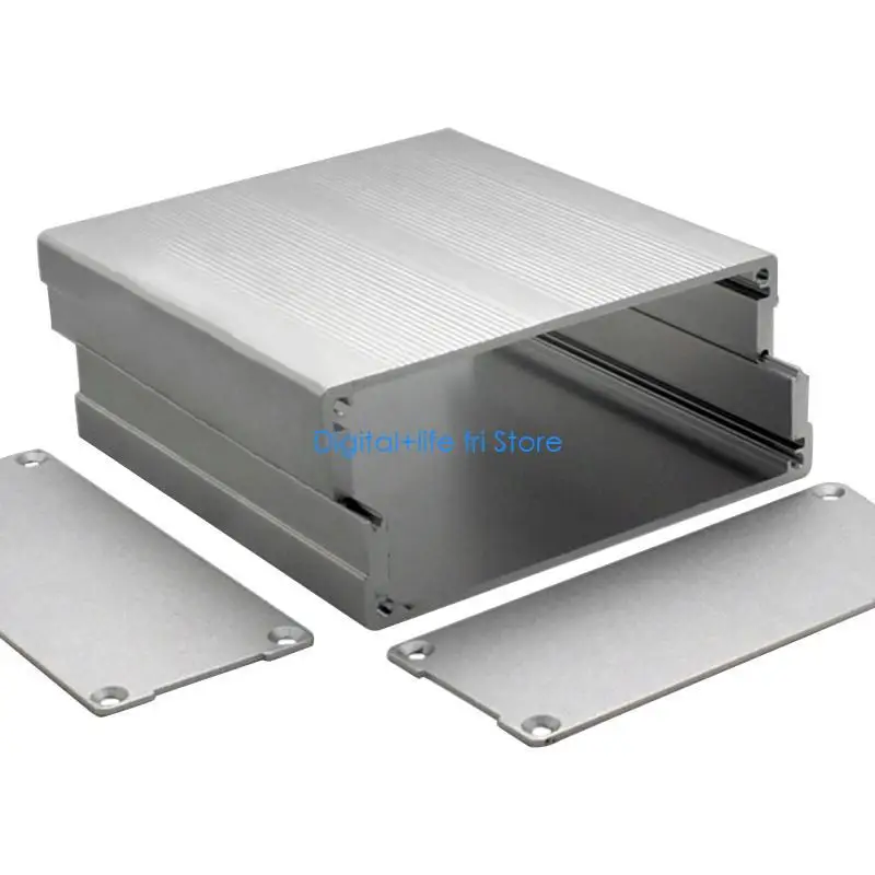 E06D صندوق مشروع الألومنيوم الضميمة الإلكترونية لحالة ث/شفة لثنائي الفينيل متعدد الكلور 3.94x3. #5