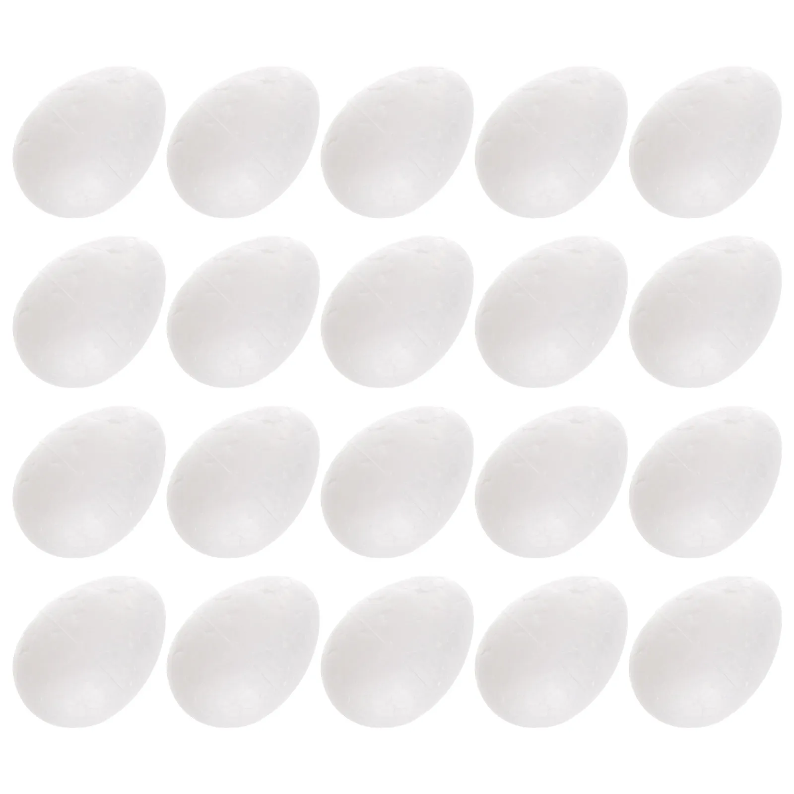 50 Piezas de Huevos de Pascua de Espuma Durafoam Premium de 3.5 cm, Ideales para Manualidades con Huevos, Centros de Mesa, Decoraciones de Ramas y Proyectos de Pascua