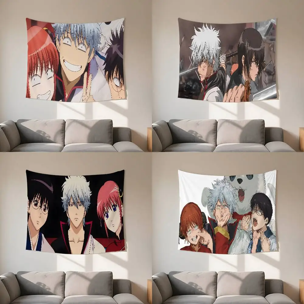 G-Gintama Tapestry Customizable Tapestries Of Various Styles,wall Hangings, Celebrity Photo Printing,wall Hangings
