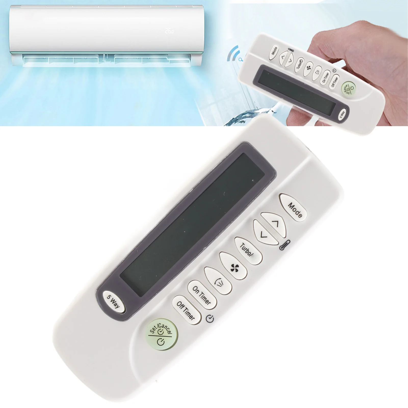 Air Condition Remote Controll Energy Saving Compatible Remote Controller Replacement Work With  Air Condition