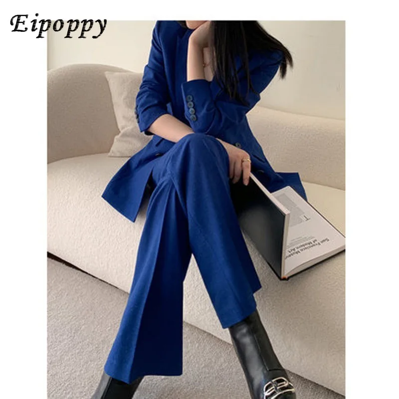 ชุดสูทสำหรับฤดูใบไม้ร่วงของผู้หญิงชุดสูททำงานแบบมืออาชีพชุดแฟชั่น