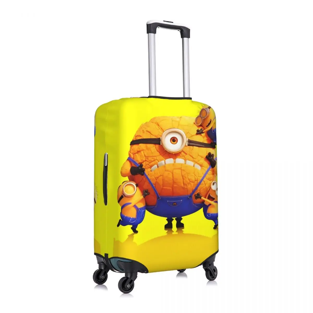 Funda de maleta de Anime Minions personalizada, práctico Protector de viaje de crucero, accesorios de equipaje, vuelo