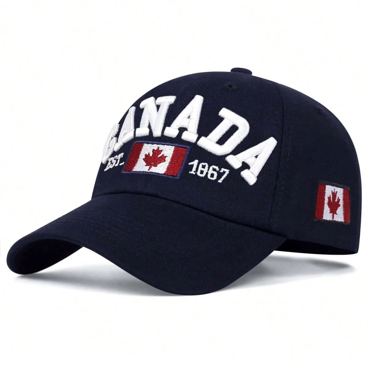 Fashion Cotton Canada Baseball Cap Flag of Canada Hat Snapback Adjuatable Mens Baseball Caps Gorras