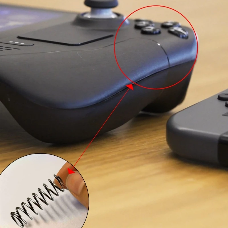 갑판 Dropship에 대 한 2Pcs 금속 봄 교체 봄 게임 콘솔 단추 봄 게임 패드 수리 부품