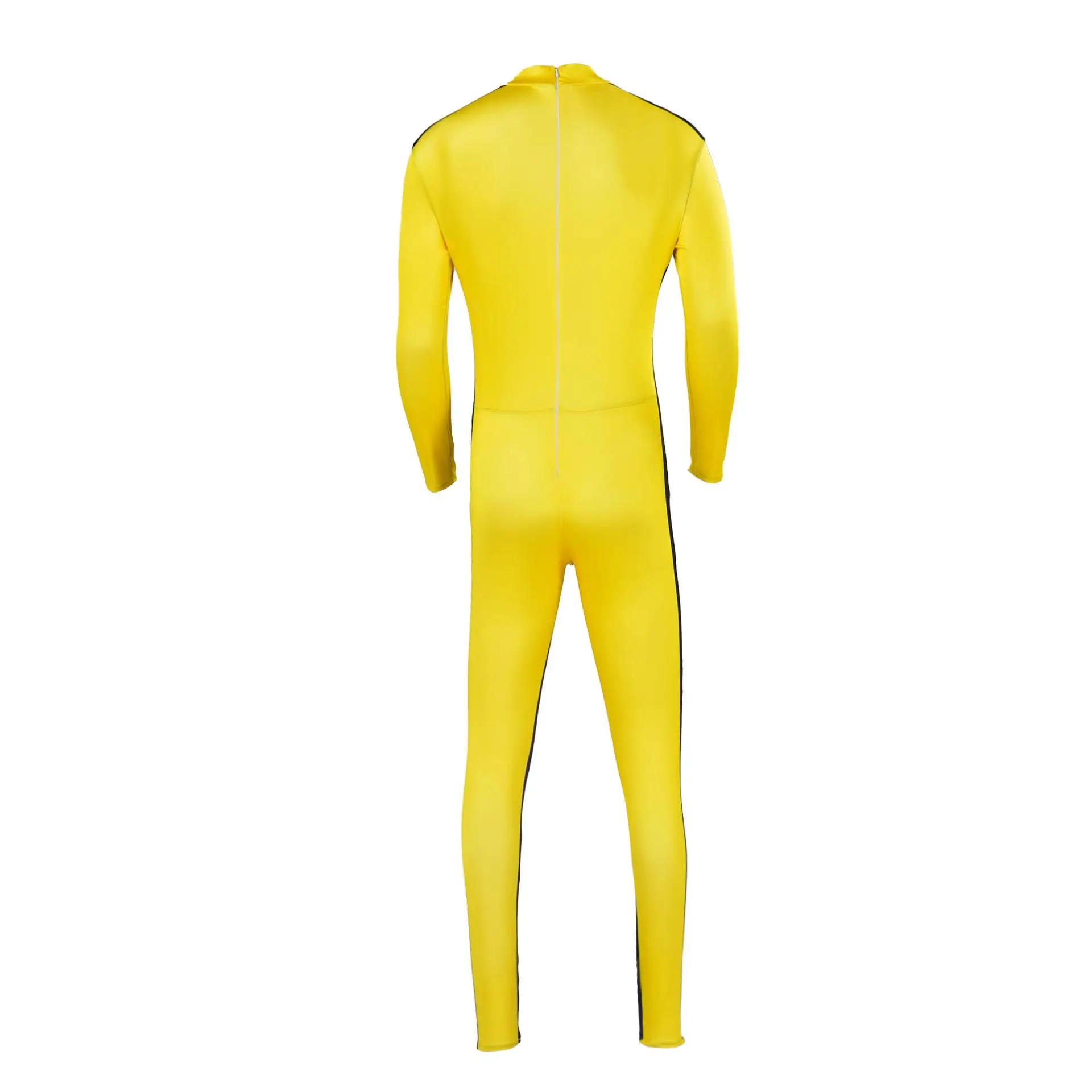 Novo Fsia de loween, Conjunto de Cosplay Amarelo de Kung Fu, Traje Tradicional Chinês para Performance de Palco Fena