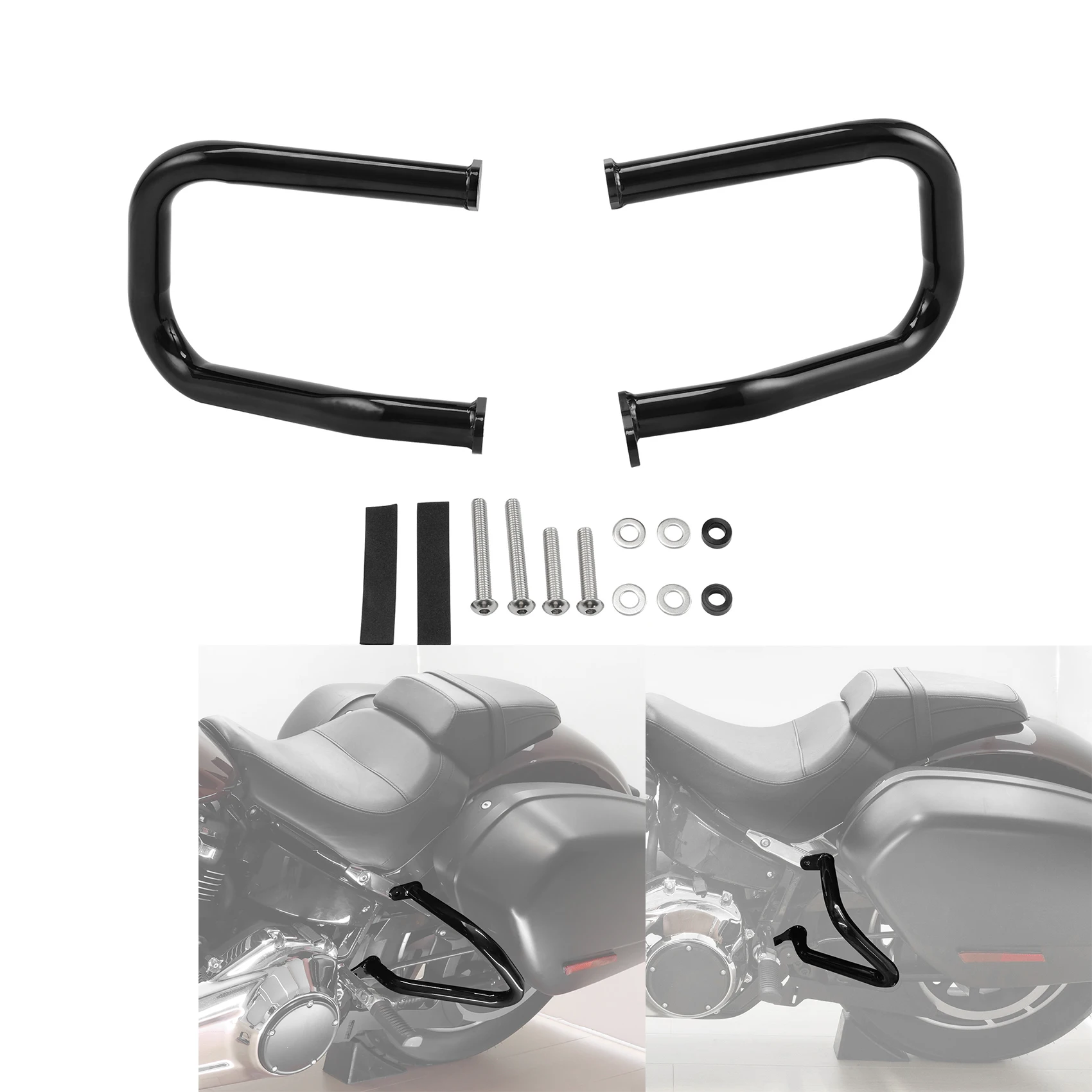 

Saddlebag Support Guards Protective Bars Fit For Harley Sport Glide 2018-2025 2020