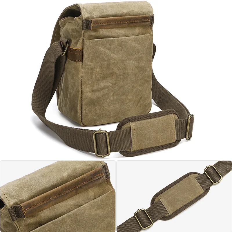 New men's shoulder digital bag, wear-resistant fabric, suitable for a variety of digital equipment, shoulder camera bag