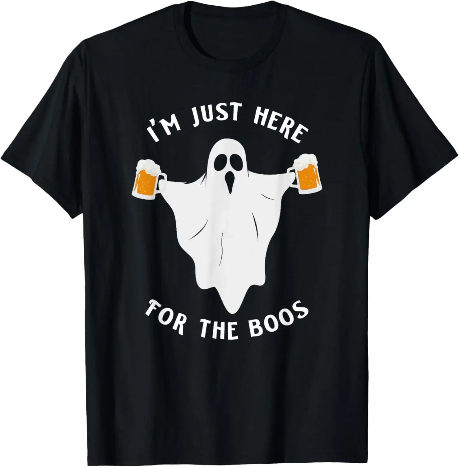 

Funny Halloween Tee I'm Just Here for the Boos Costume Gift T-Shirt