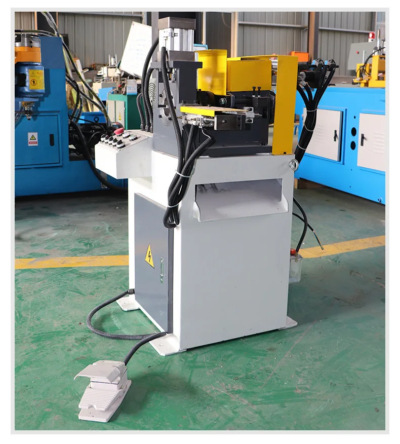 High Volume Production Double-Headed Chamfering Machine for Factory Use Efficient and Reliable Metal Pipe Finishing