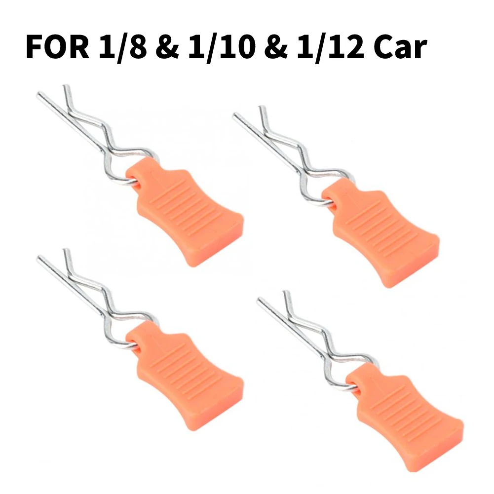 RCXAZ Body Shell Clip Pin with Fixing Bracket Aluminum Mount Set for 1/8 1/10 1/12 RC Model Car Toys Spare Parts Accessories