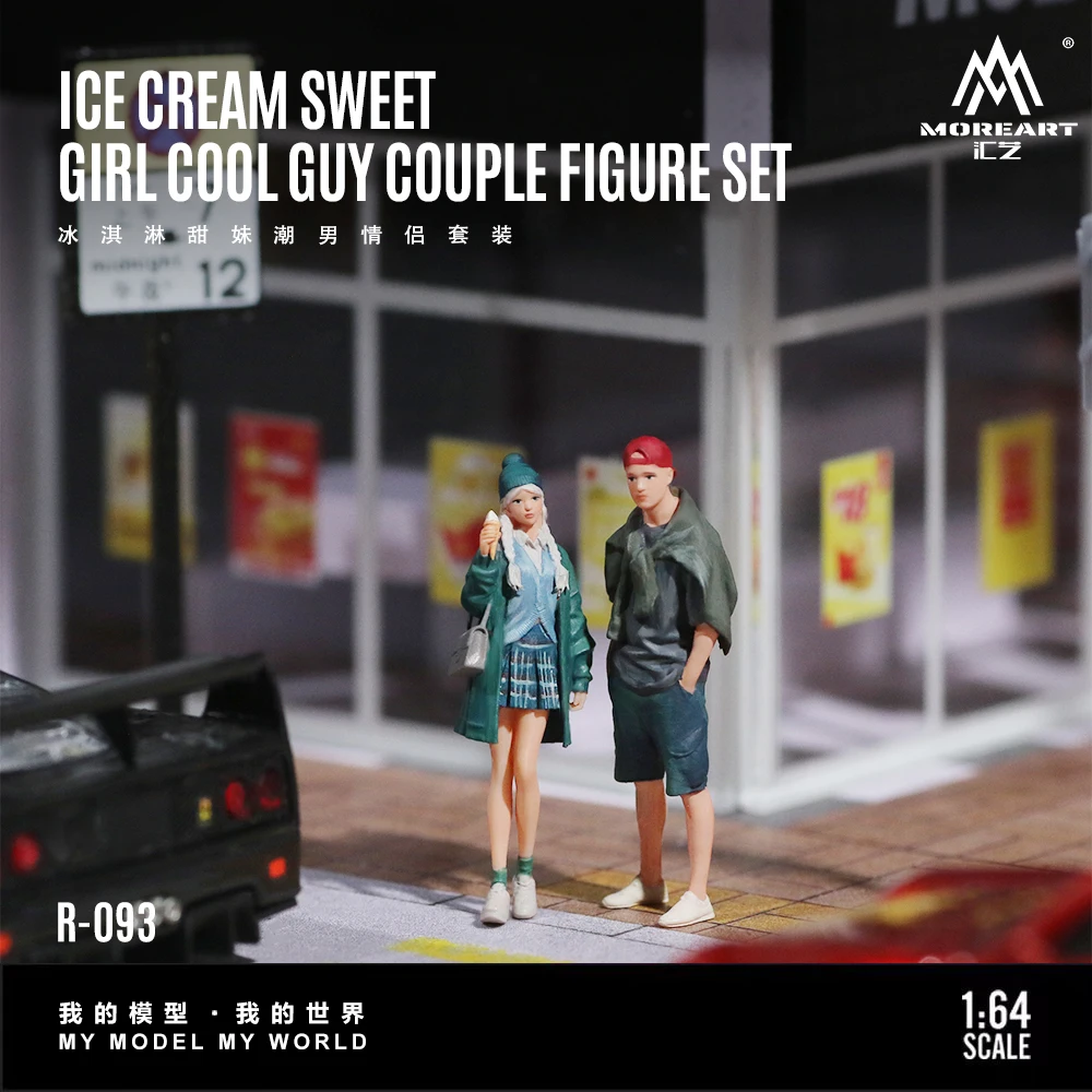 

Предзаказ: Набор фигурок More Art 1:64 «Пара: Милая девушка и модный мужчина с мороженым», имитационная модель из смолы для коллекции и декора