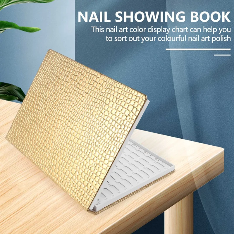 Livre d'affichage de pointes d'ongles 216 couleurs, livre d'exposition de pointes d'ongles, bricolage, présentation de Nail Art